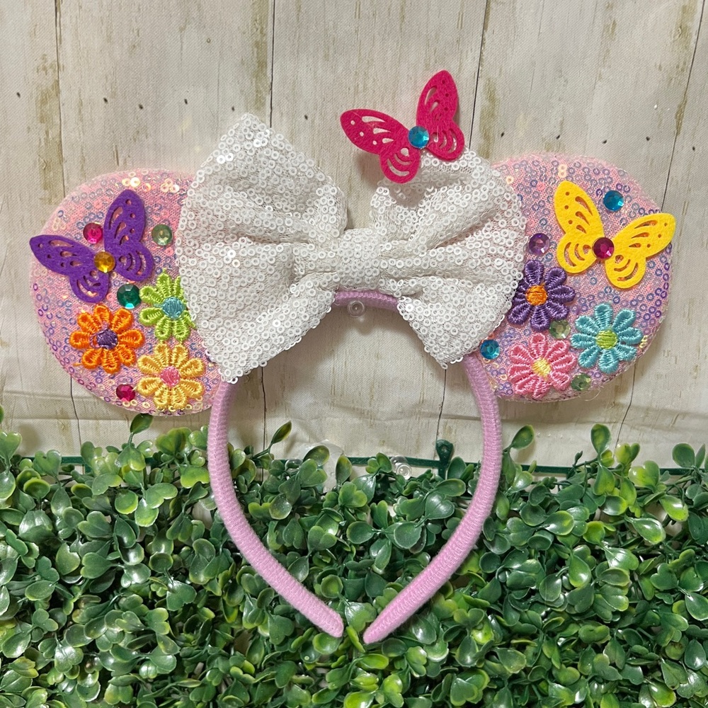 Colorful Butterfly Sequin Headband